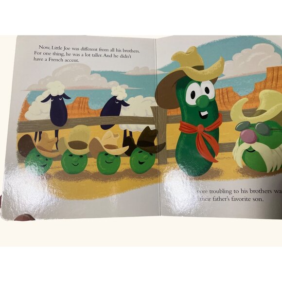 VeggieTales Board Book "The Ballad Of Little Joe" Big Idea Children's Story - Picture 4 of 8